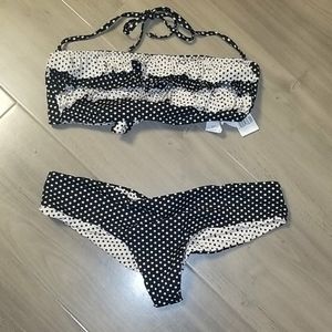 Calzedonia swimsuit polka dots bikini two piece